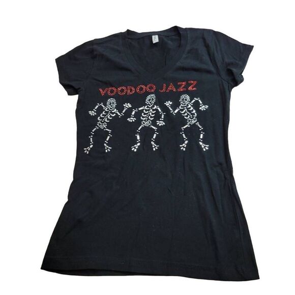 Voodoo Jazz Skelton shirt S - Picture 1 of 3